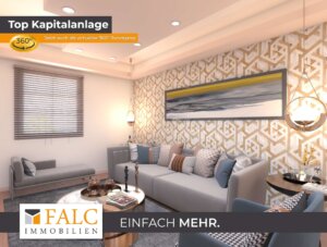 Gut vermietete 3 Zimmerwohnung